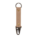 Stone Long | leather logo branded keychain 