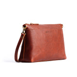 Nutmeg Large | Zip top crossbody bag with detachable strap