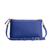 Molino Blue*Classic | Zip top petite crossbody bag with detachable strap