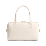 Bone Large | Mini duffle shaped handbag with crossbody strap
