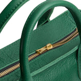 Bacalar ANY Zipper | Petite tote purse with structured leather handles and crossbody strap