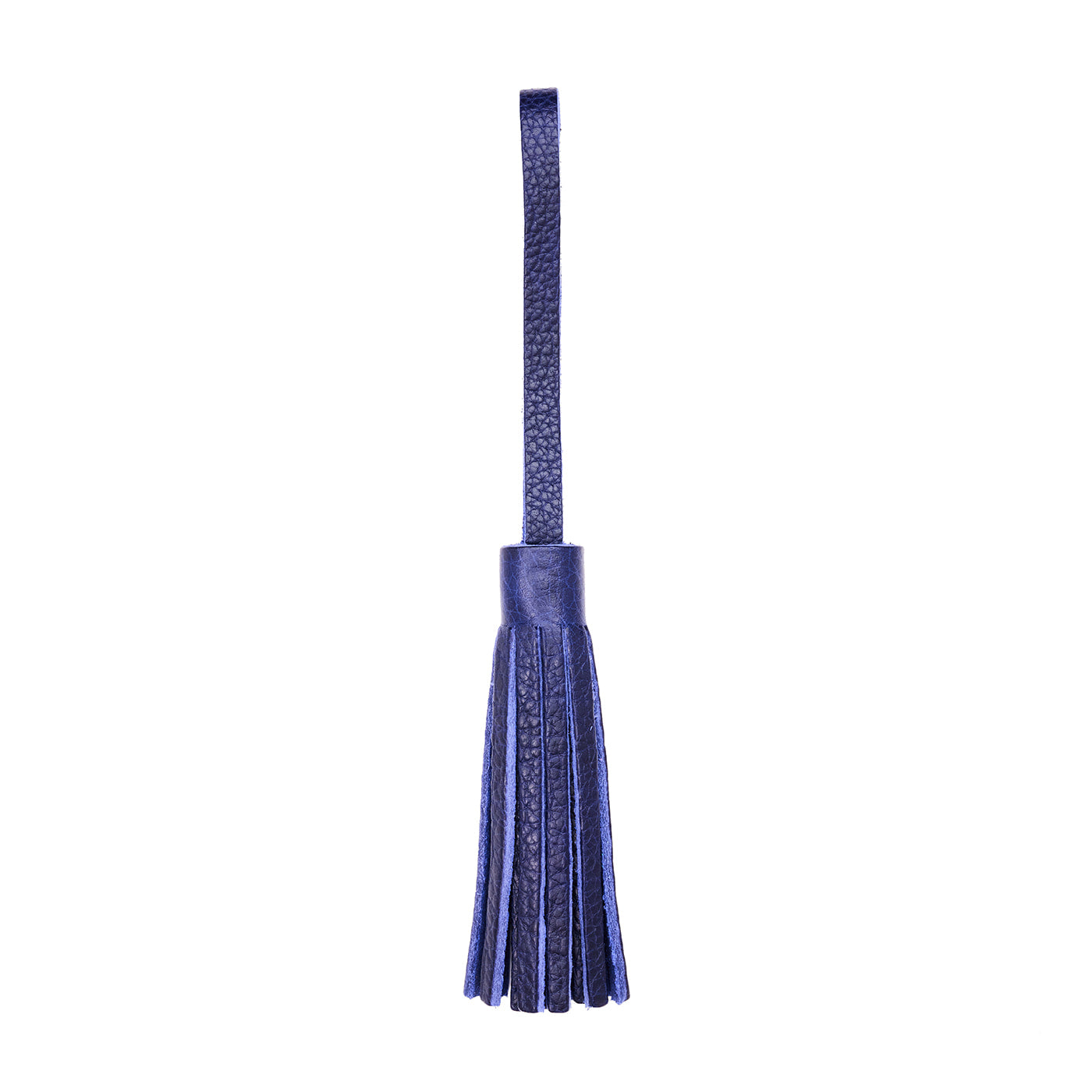 Cobalt*Classic | Fringed leather tassel with leather loop