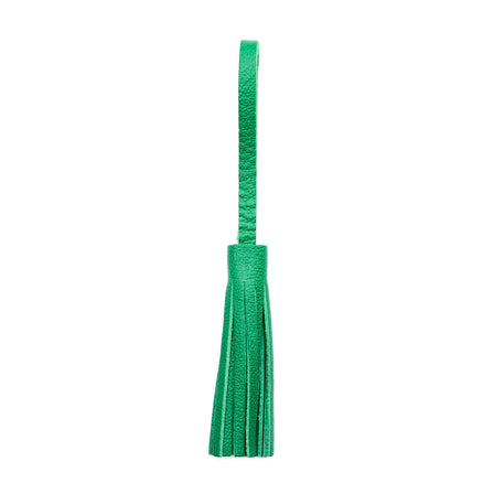 Jolly Green*Classic | Fringed leather tassel with leather loop
