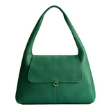 Bacalar Large | Slouchy triangle shaped shoulder bag with a flap