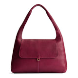 Orchid Large | Slouchy triangle shaped shoulder bag with a flap
