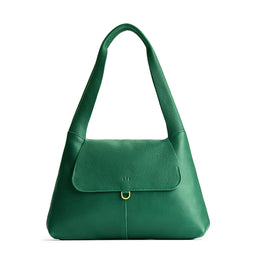 Bacalar*Medium | Slouchy triangle shaped shoulder bag with a flap