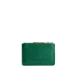 Bacalar | Back of compact wallet with snap closure and zippered pouch