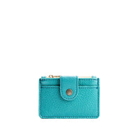 Seafoam | Compact wallet with snap closure and zippered pouch