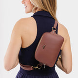 Sunkissed | Model wearing sling bag on back