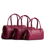 Orchid | Three sizes of Doctor Bag with crossbody straps
