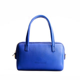Astro Blue Small | Mini duffle shaped handbag with crossbody strap