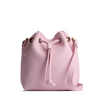 Pinkaboo*Small | Slouchy crossbody bag with leather drawstring closure