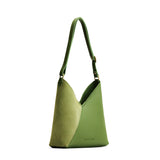 Dryland Green Small | Petite shoulder bag with adjustable strap and magnetic snap closure