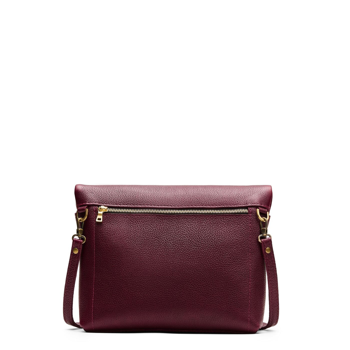 Cabernet*Small | Convertible tote clutch crossbody with a back zipper pocket folded into a clutch