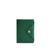Bacalar Small | Leather journal cover with button snap cover closed