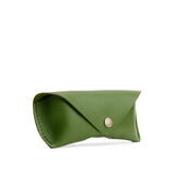 Cactus | Leather sunglasses case with snap closure