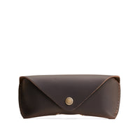 Moose | Leather sunglasses case with snap closure