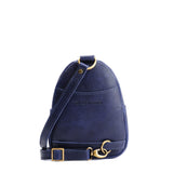 Cobalt | Small sling bag with zipper closure and adjustable strap