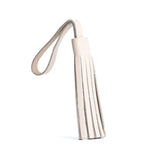 All Color: Bone Classic | Fringed leather tassel with leather loop