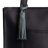 Storm Large | Fringed leather tassel with leather loop