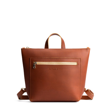 Honey*Classic  | Square slim leather tote backpack