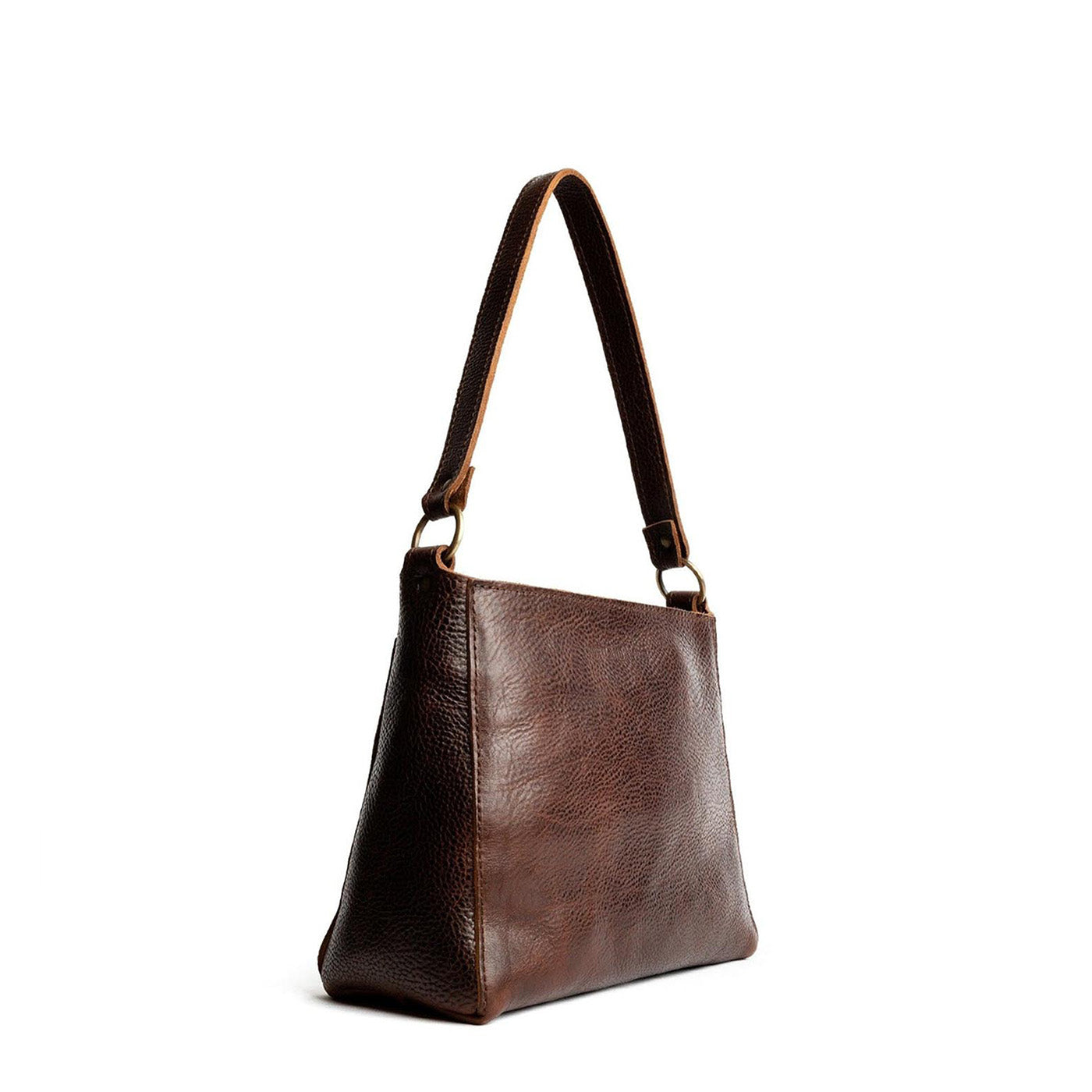 Coldbrew*Classic | Triangular shoulder bag with antiqued brass finished hardware