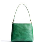 Cowboy Mint Classic | Triangular shoulder bag with antiqued brass finished hardware