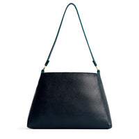 Boreal*Large | Large triangular shoulder bag with antiqued brass finished hardware
