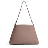 Sparrow Large | Large triangular shoulder bag with antiqued brass finished hardware
