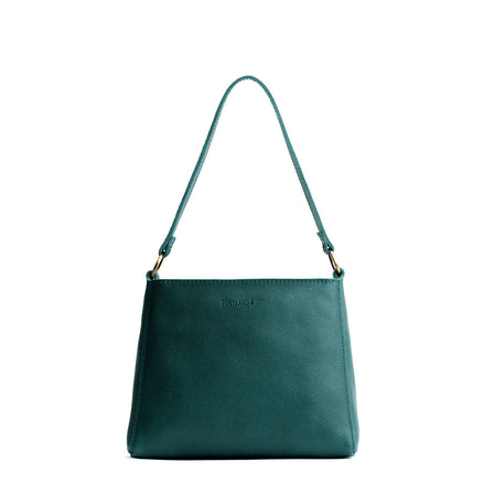 Sea Glass*Classic | Triangular shoulder bag with antiqued brass finished hardware