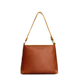 Sienna Classic | Triangular shoulder bag with antiqued brass finished hardware