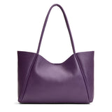 Empire Large | Large wide tote with leather straps and snap closure