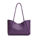 Empire Medium | Wide tote with leather straps and snap closure
