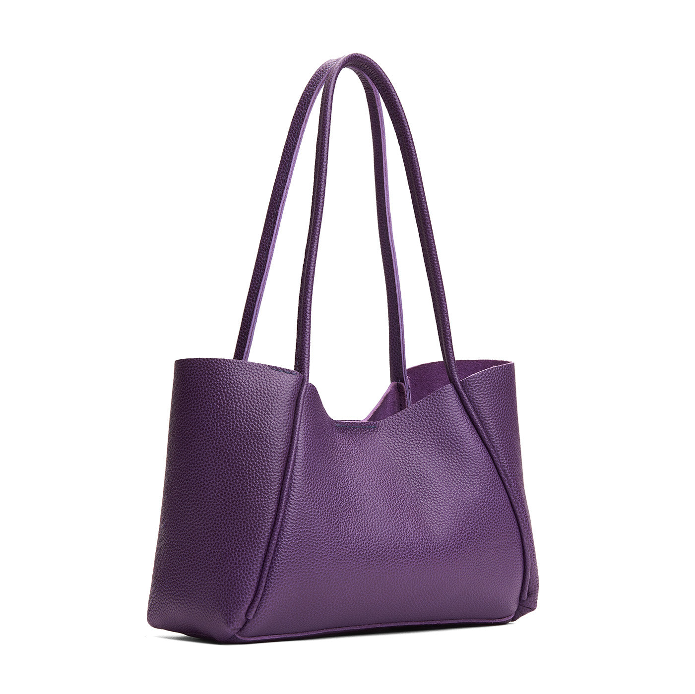 Empire*Medium | Wide tote with leather straps and snap closure