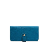 Planetary | Leather wallet with snap closure