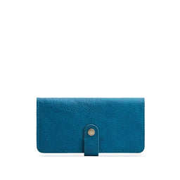 Planetary | Leather wallet with snap closure