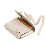 Bone Medium | Wrap Journal open
