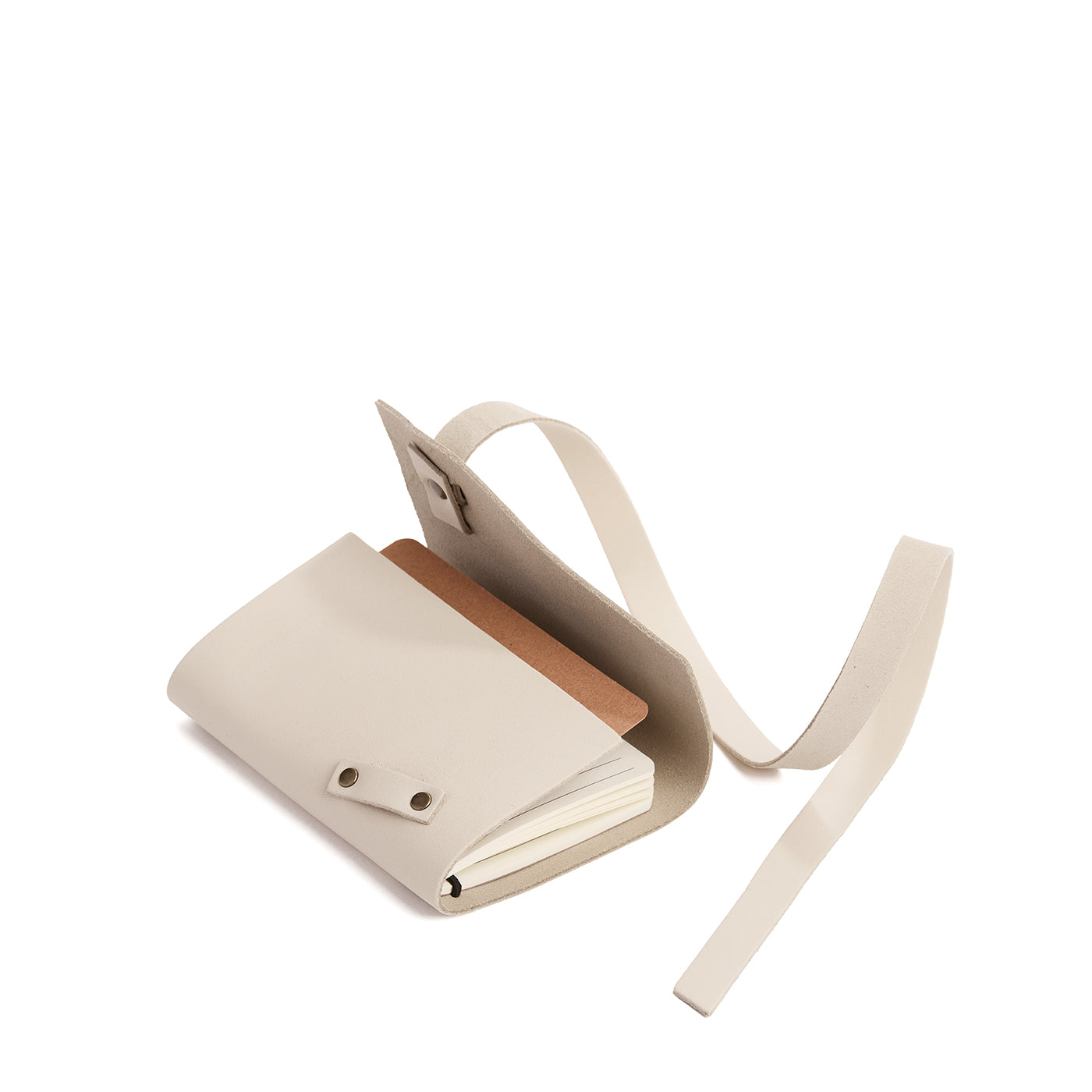 Bone*Small | Wrap Journal open