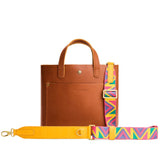 Arcade | Adjustable fabric and leather strap with zig zag pattern