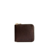 Coldbrew | Small leather zippered bifold wallet
