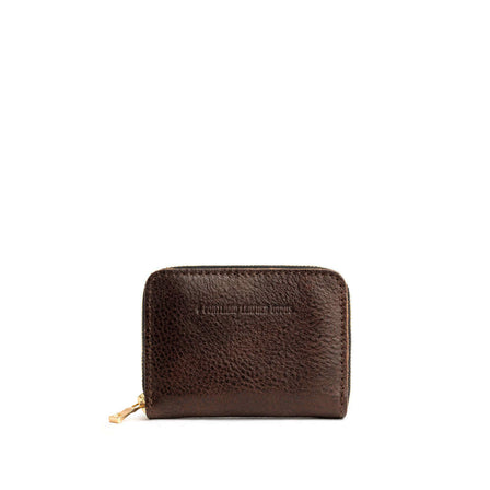 Coldbrew | Small leather wallet with zipper and PLG logo